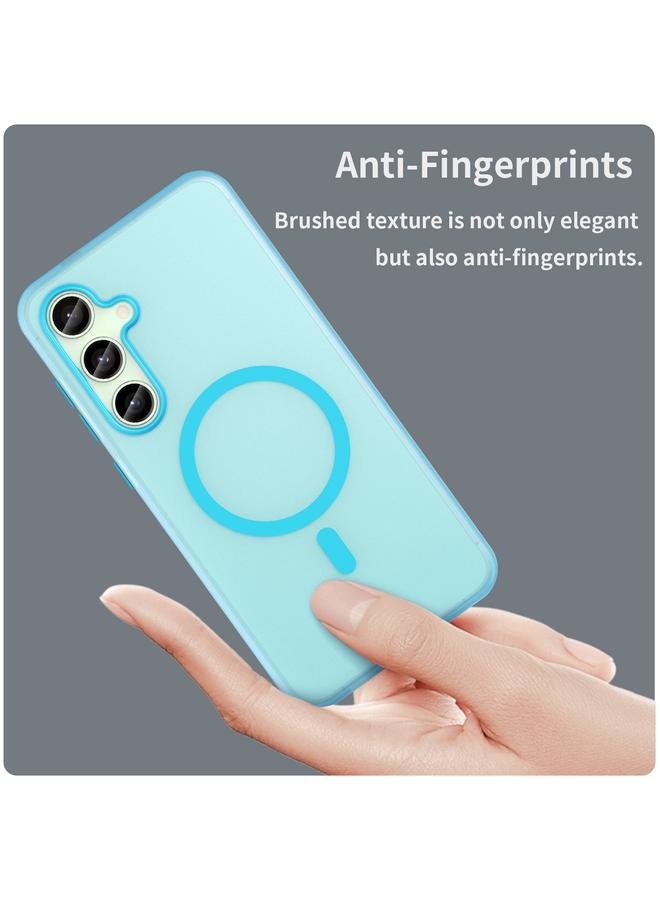 اس-توب جراب لهاتف Samsung Galaxy S24 FE 5G MagSafe Frosted شفاف من مادة TPU + PC جراب هاتف بتغطية كاملة - Image 4