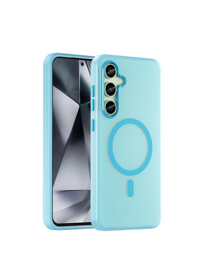 اس-توب جراب لهاتف Samsung Galaxy S24 FE 5G MagSafe Frosted شفاف من مادة TPU + PC جراب هاتف بتغطية كاملة - Image 1