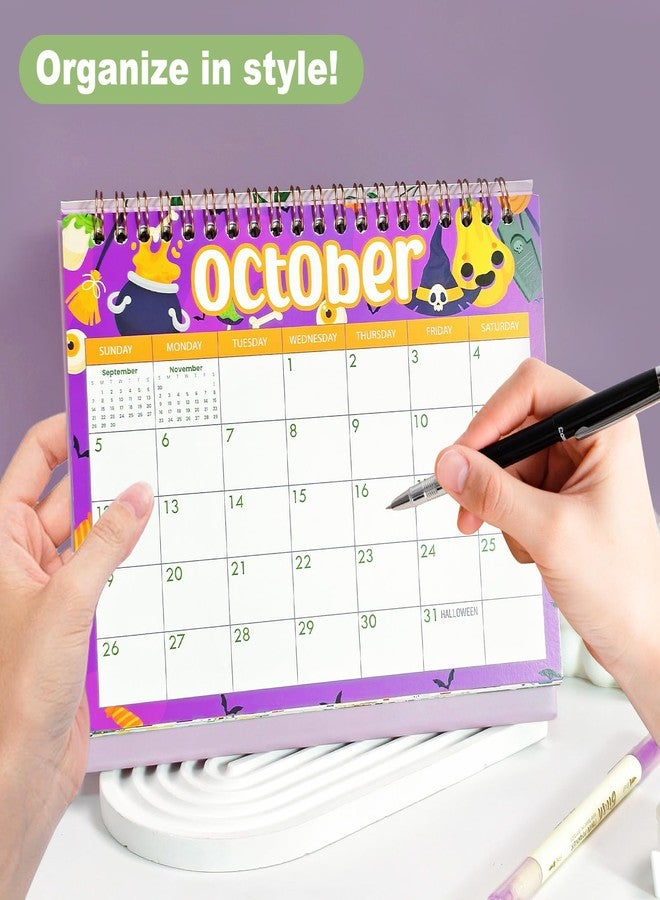 PRSTINCOL Holiday Desk Calendar 2025-2026,october 2025 to december 2026 Festival Planner for Home Office Desk Organizer - Image 4