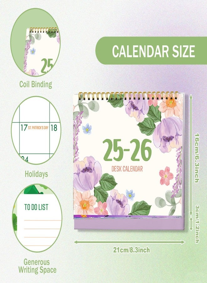 PRSTINCOL Holiday Desk Calendar 2025-2026,october 2025 to december 2026 Festival Planner for Home Office Desk Organizer - Image 2