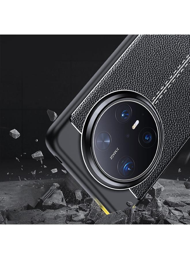 اس-توب جراب لهاتف Huawei Mate 70 مصنوع من مادة TPU الليتشي المقاومة للصدمات - Image 4