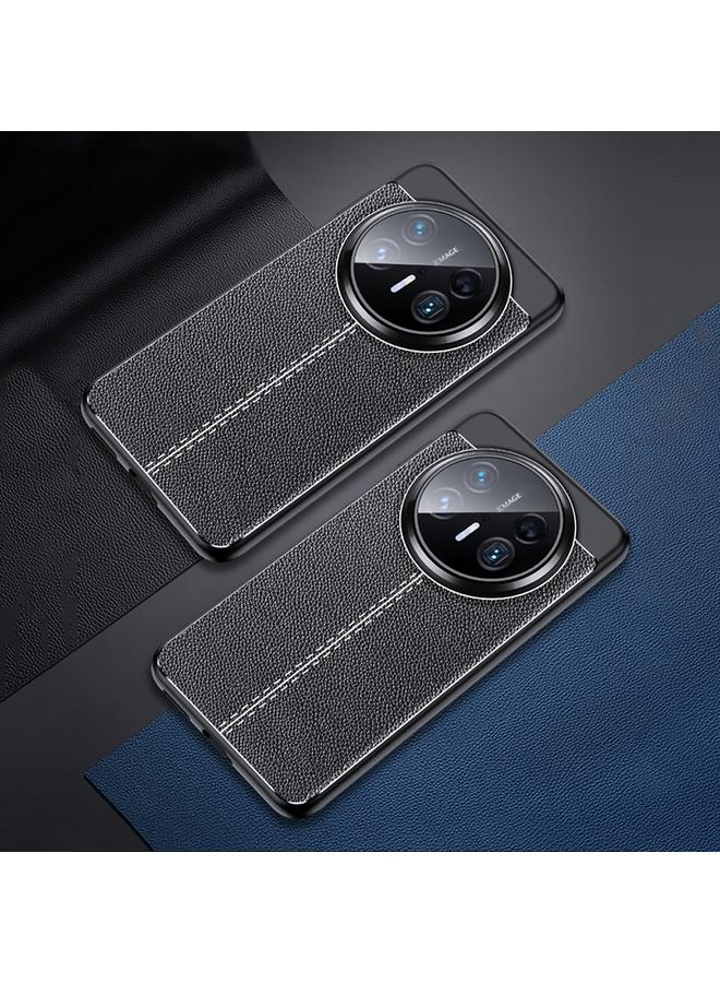 اس-توب جراب لهاتف Huawei Mate 70 مصنوع من مادة TPU الليتشي المقاومة للصدمات - Image 3