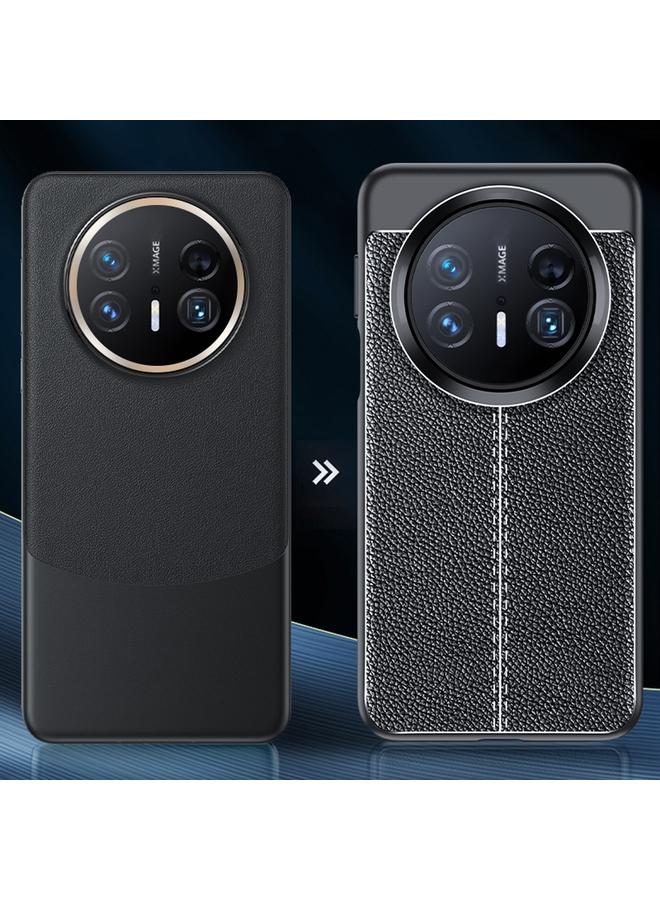 اس-توب جراب لهاتف Huawei Mate 70 مصنوع من مادة TPU الليتشي المقاومة للصدمات - Image 5