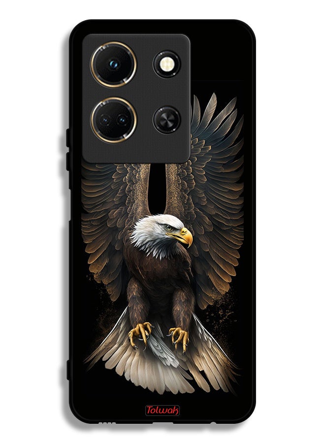 Tolwak Infinix Note 30 Protective Case Cover Eagle Spread Wings - Image 1