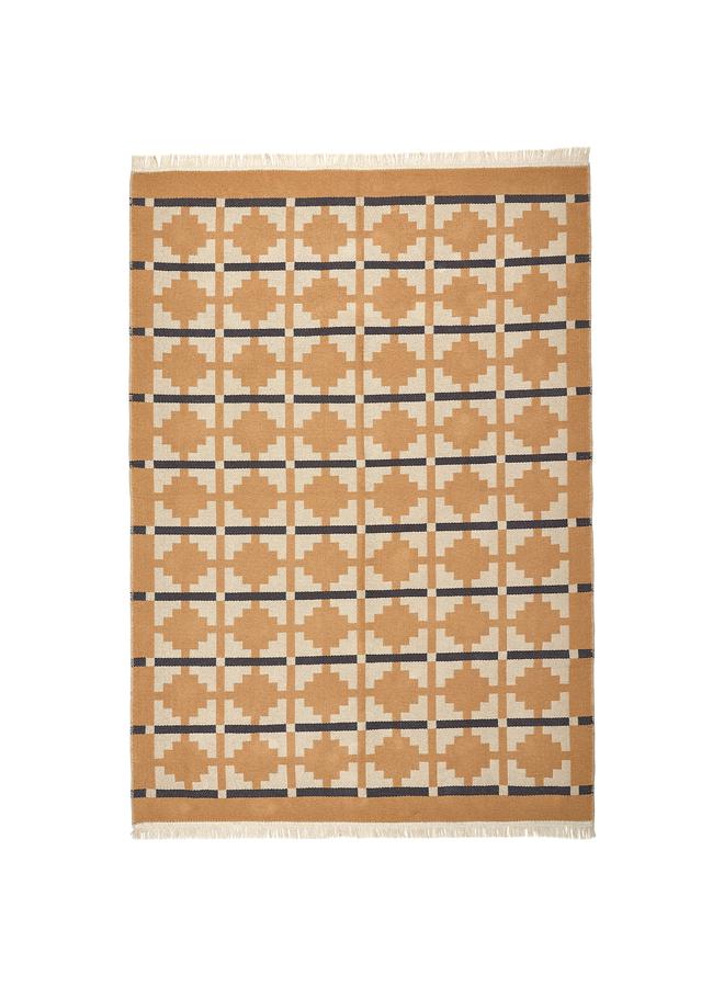 Zaboon Rug, flatwoven, yellow-beige, 170x240 cm - Image 2