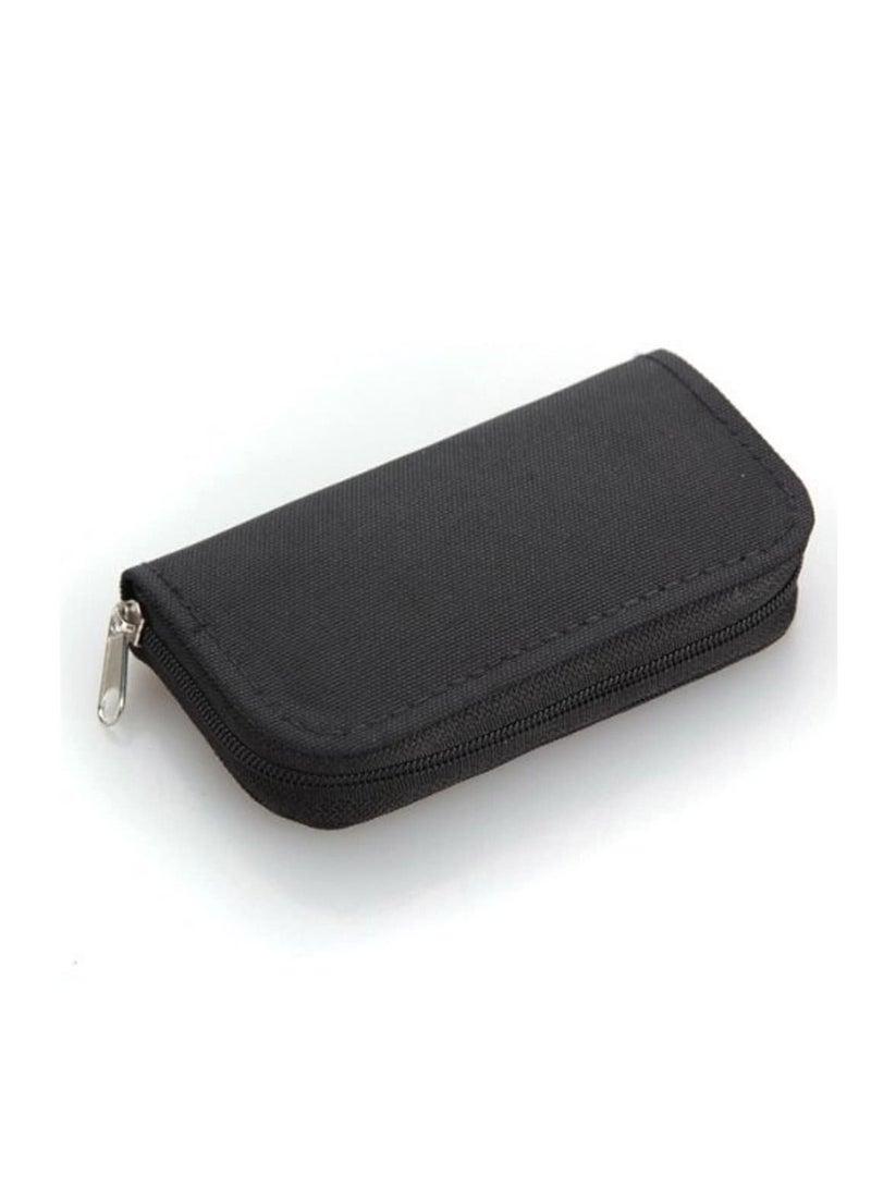 SDHC الوسائط المتعددة CF مايكرو SD بطاقة الذاكرة حقيبة تخزين حالة المحفظة - Image 5