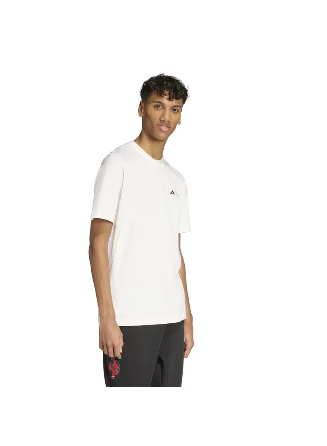 Adidas M Spiderman T-S White T-Shirt (Short Sleeve) T-Shirts For Men
