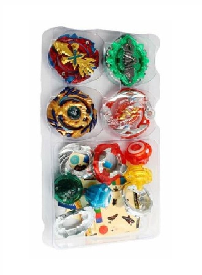 جايرو مجموعة ألعاب بي بليد 12 قطعة صندوق بي بليد بيرست قاذفة أرينا باتل قتال هدايا - Image 5