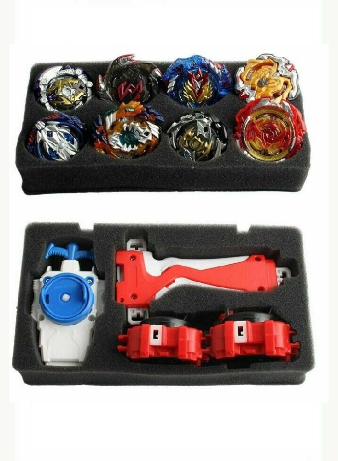 جايرو مجموعة ألعاب بي بليد 12 قطعة صندوق بي بليد بيرست قاذفة أرينا باتل قتال هدايا - Image 4