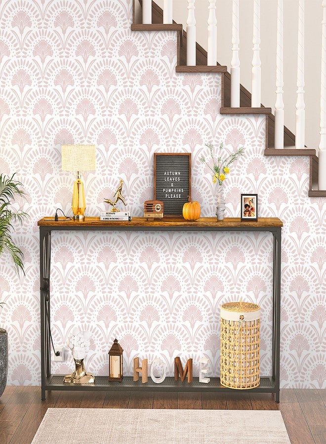 Timeet 17 in × 78.7 in Pink Wallpaper Peel and Stick Wallpaper - Image 3