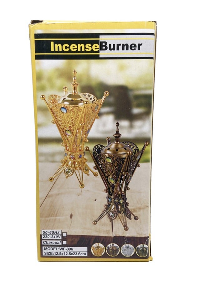Electric Arabic Incense Burners plug Censer , Tower Shape Metal Vintage Incense Burner - Image 4