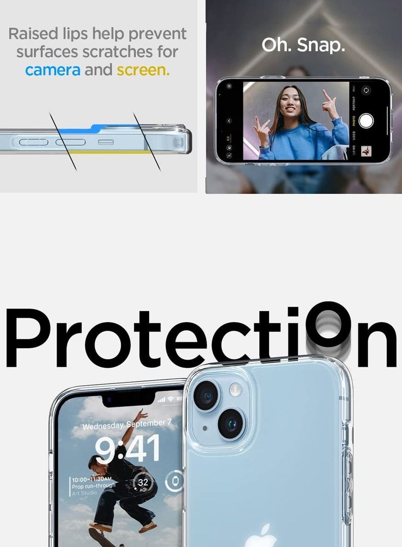 Spigen Ultra Hybrid iPhone 14 Case Cover - Frost Clear - Image 4