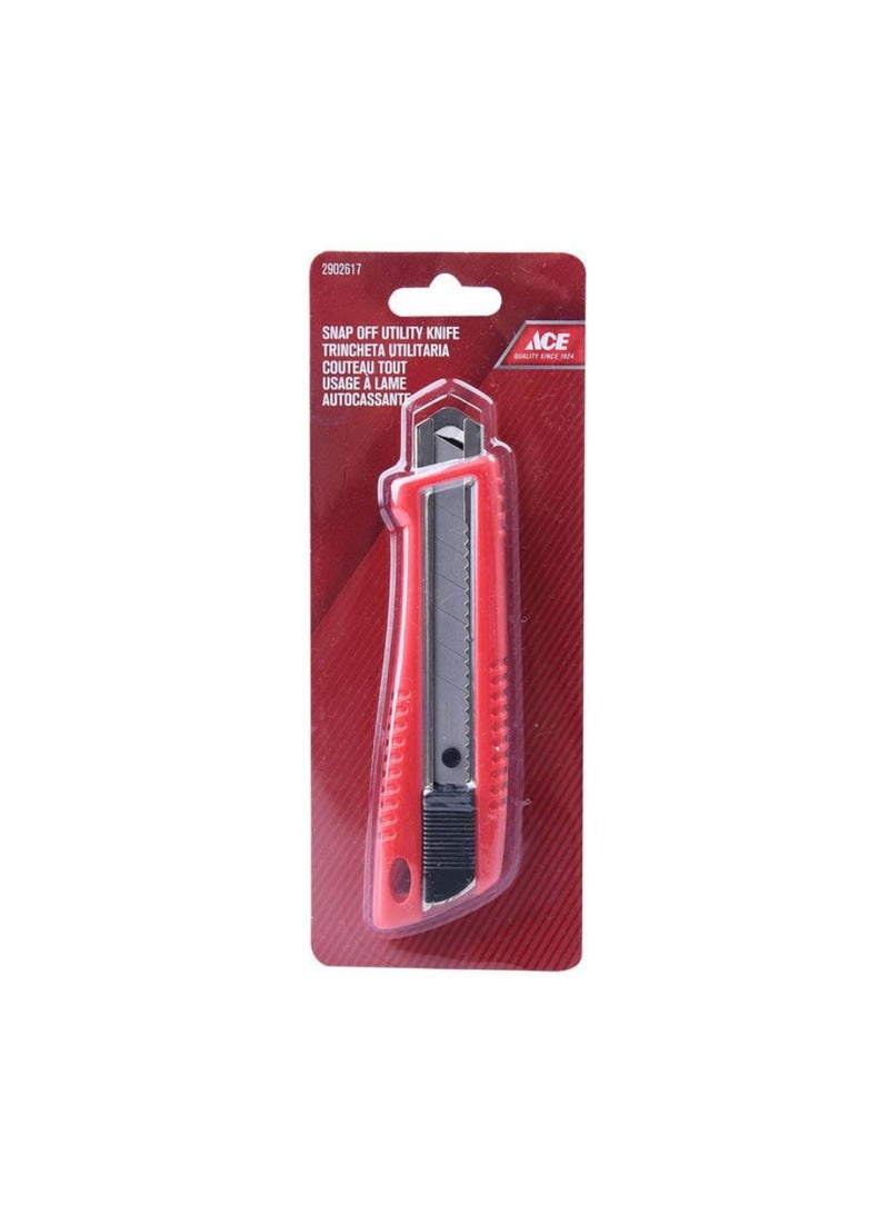 ACE Carbon Snap Off Utility Knife 18 Mm 