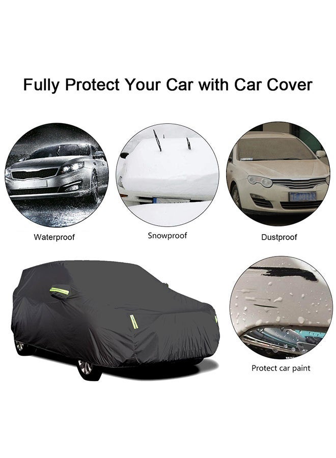 Protective Car Cover With Reflective Strip For SUV Car - Image 4