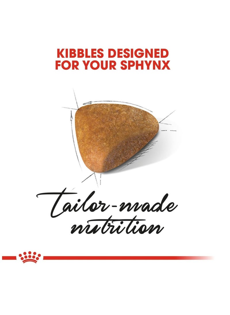 ROYAL CANIN Sphynx Adult Cat Dry Food 2kg - Image 4