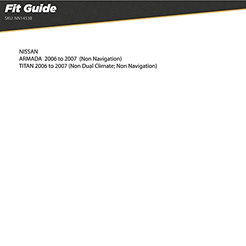 Scosche NN1453B Compatible with 2006-07 Nissan Armada/Titan ISO Double DIN & DIN+Pocket Dash Kit, Silver; Non-Navigation/Bose - Image 2