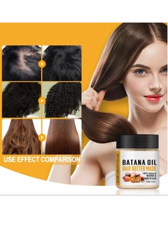 maani 100% Batana Oil from Honduras as Hair Mask, Scalp Treatment for Growth & Anti-Hair Loss: Repairs Damaged Hair & Skin - 4.2 oz (120g)  - Image 4