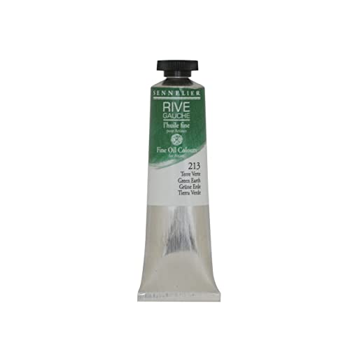 Sennelier Rive Gauche Artist Oil Color 40 ml Green Earth - Image 1