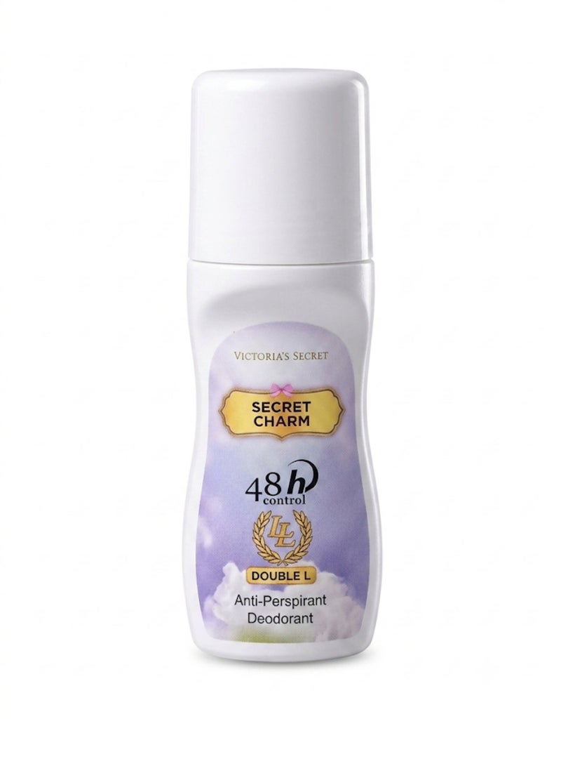 Victoria's Secret Antiperspirant Deodorant Roll On 48h Control Secret Charm Scented Premium Body Care Roller Smooth Protection Quick Dry Long Lasting Freshness for Unisex - Image 1
