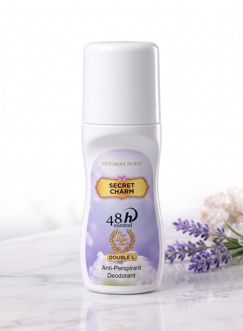 Victoria's Secret Antiperspirant Deodorant Roll On 48h Control Secret Charm Scented Premium Body Care Roller Smooth Protection Quick Dry Long Lasting Freshness for Unisex - Image 4