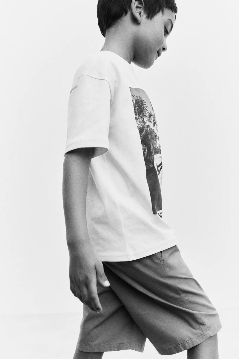 H&M Loose-fit printed T-shirt