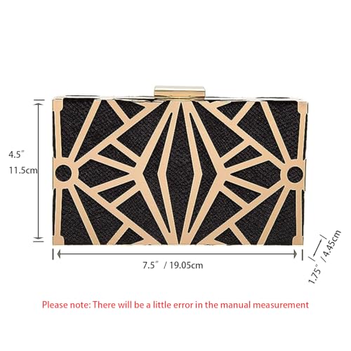 CARIEDO Women Evening Bag Elegant Clutch Purse Exquisite Velvet Metal Hollow out Handbags Prom Wedding Party - Image 3