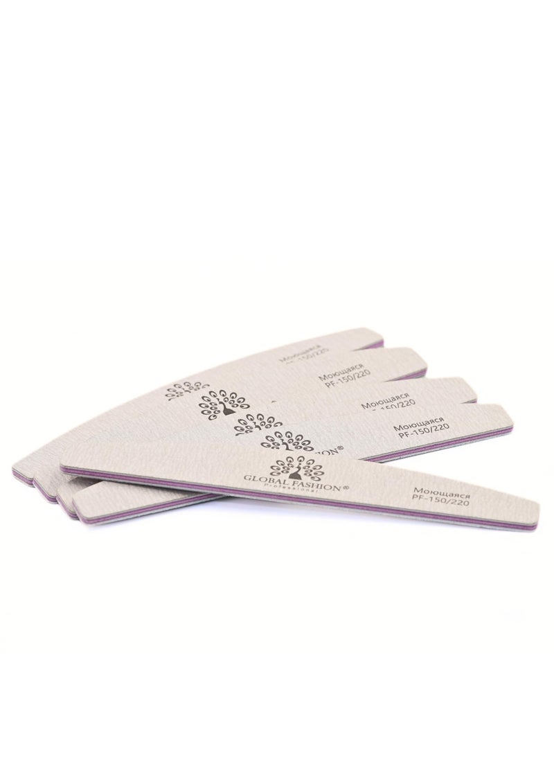 GLOBAL FASHION Global Fashion Professional Nail Files (24 pcs) - Double-Sided Washable 150/220 Grit  - Image 1