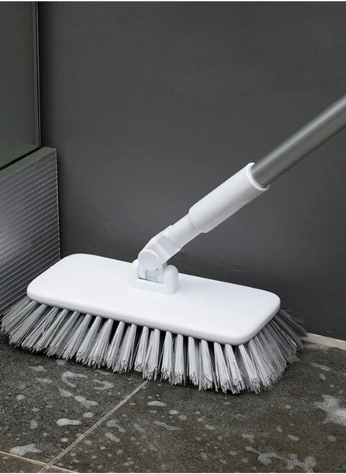 Cleaning Brush Bathroom Easy Clean Corner Brush Long Handle Brush for Floor 