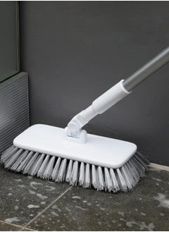 AIWANTO Cleaning Brush Bathroom Easy Clean Corner Brush Long Handle Brush for Floor  - Image 1