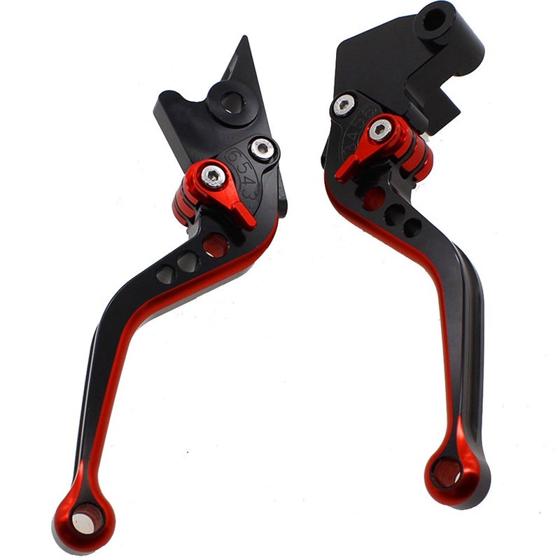 PROCNC Double Color Short Adjustable Brake Clutch Levers for Kawasaki Z900 Z650 Ninja 650RER6FEX650 20172022 Z650RS 2022 VERSYS 650cc VulcanS 650cc 20152022 VERSYS 1000 20152019 Red - Image 2