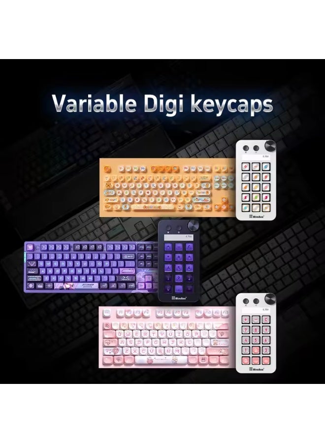 MiraBox N1 Versatile Keypad Streamdeck with Visual Customization and Screen Knob – Office Desktop Console Gift - Image 3