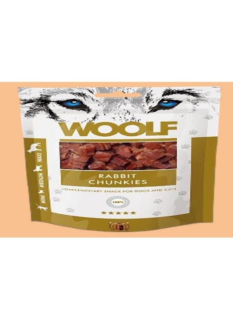 Woolf Rabbit Chunkies cat&dog100g