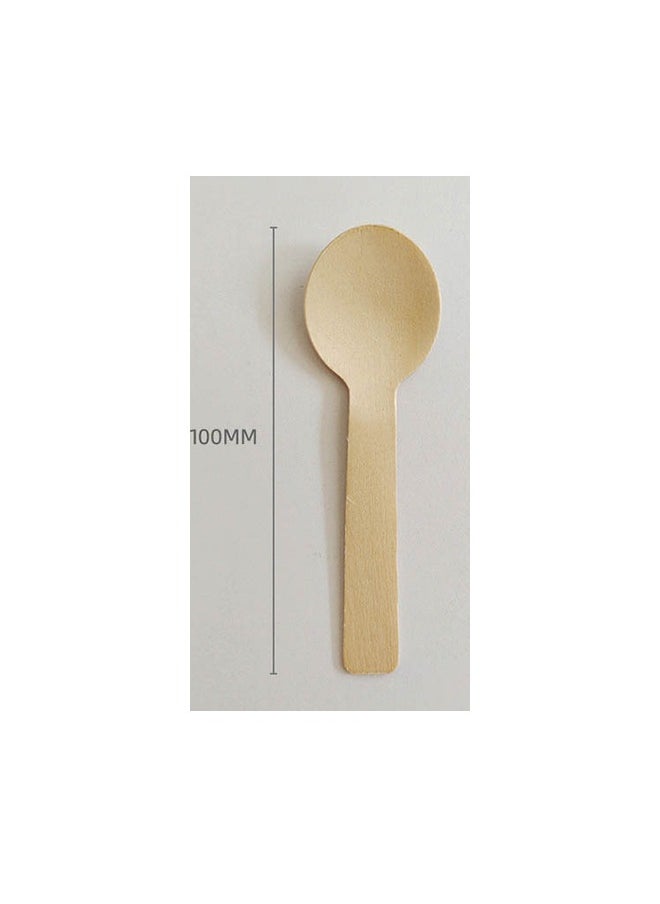 Generic 100-Piece Wooden Spoon Set Brown  - Image 5