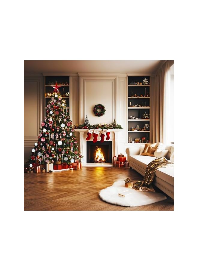 The Bros Christmas Ball Ornaments Set, 88 Pcs Shatterproof Assorted Christmas Balls Tree Hanging Ornaments with Hanging Rope for Christmas Crafts Party Decorations, Includes Santa Claus, Snowflakes,Topper Star - Image 5