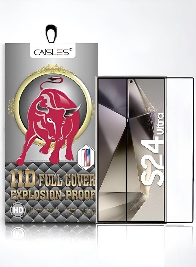 CAISLES Nano Screen Protector for Samsung Galaxy S24 Ultra, curved design, superior edge-to-edge protection with superior clarity and protection against drops and scratches - Image 5