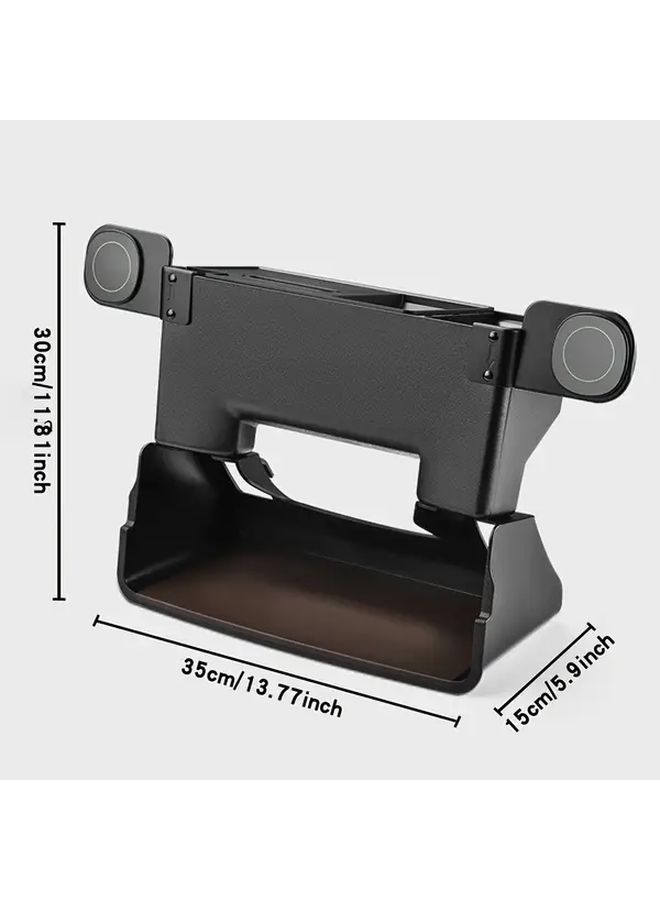 Black Center Console Storage Organizer For Tesla Model 3 Y 2016 2024 Hidden Key Phone Box - Image 2
