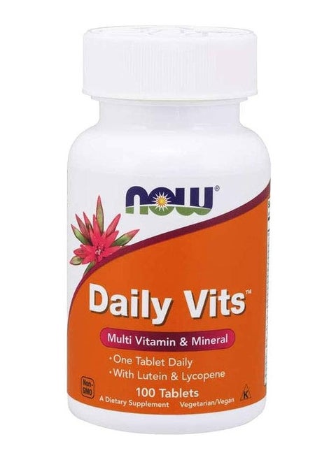 Now Foods Daily Vits Multi Vitamins And Mineral - 100 Tablets