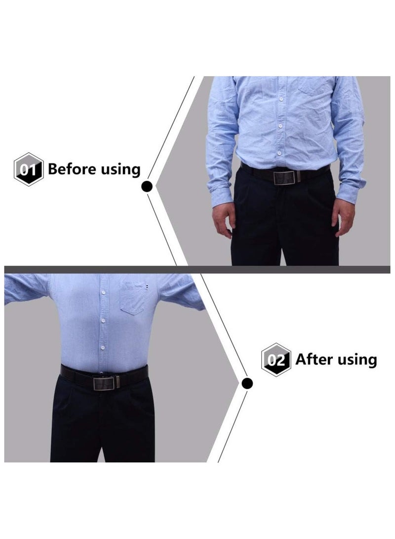 Folanry Shirt Stays,Adjustable Elastic Shirts Holder with Non-slip Locking Clamps  - Image 3