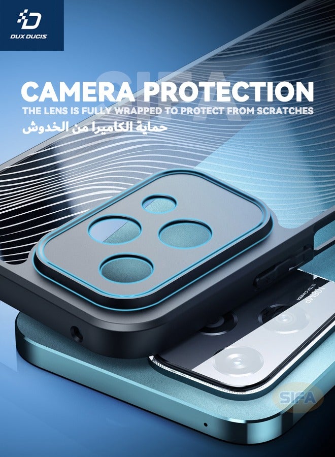 DUX DUCIS Honor 200 Lite Case with Lanyard, Anti-Drop Slim Shockproof Frosted Back Cover, [SGS Dropproof Certification][Streamline Texture][Frosted Feel] Case Cover for Honor 200 LITE 5G, Black - Image 5