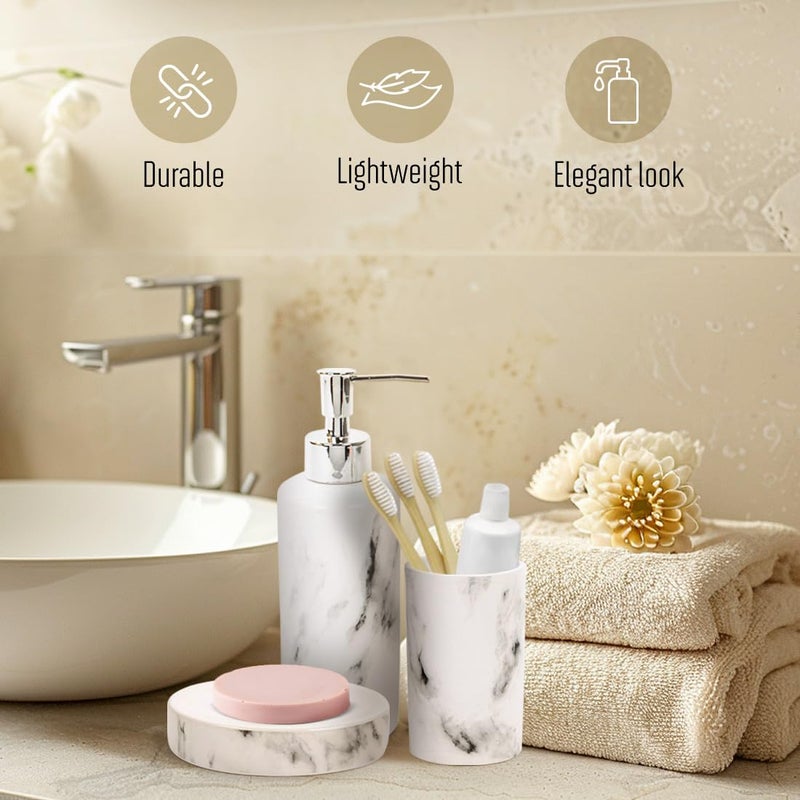 بوديكو طقم اكسسوارات حمام سيراميك 3 قطع من فريدا - Image 4