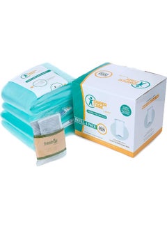 Jasclair jasclair- Diaper Refill Liners - Compatible With Dekor Classic Regular Size Pail- Baby Scented Refills With Bamboo Charcoal Smell Eliminator Bags  - Image 1