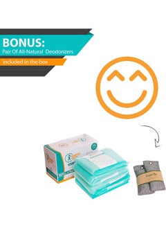 Jasclair jasclair- Diaper Refill Liners - Compatible With Dekor Classic Regular Size Pail- Baby Scented Refills With Bamboo Charcoal Smell Eliminator Bags  - Image 3