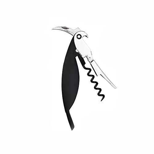 Alessi AAM32 B Parrot - Sommelier Design Corkscrew, Cast Aluminum and PC, Black - Image 2