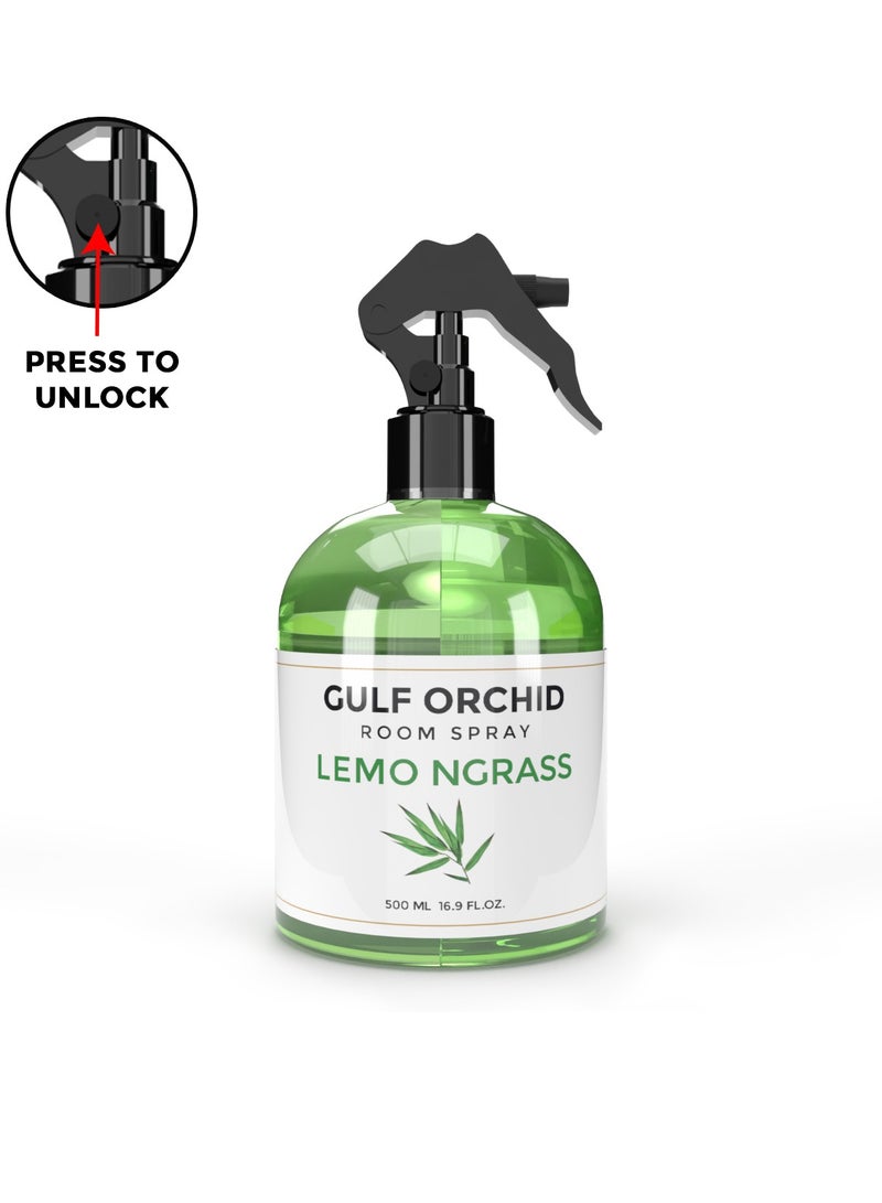 Gulf Orchid Lemongrass Room Spray 500ml - Image 2