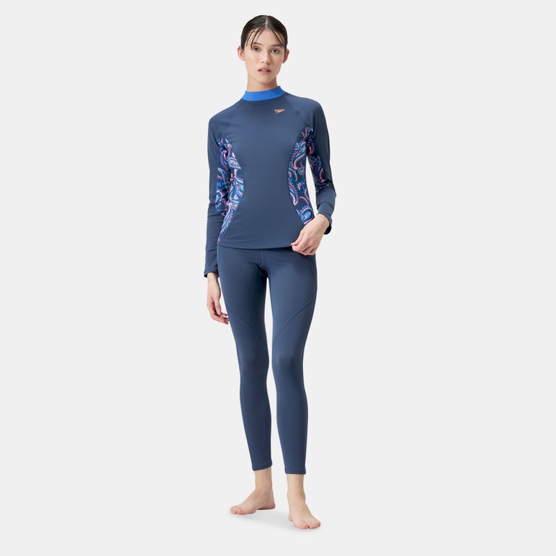 speedo Women's Long Sleeve Swimming Rashguard - Image 3
