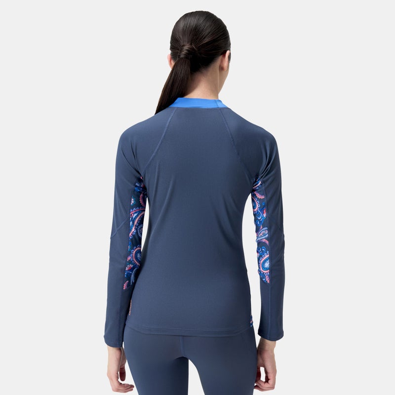 speedo Women's Long Sleeve Swimming Rashguard - Image 2