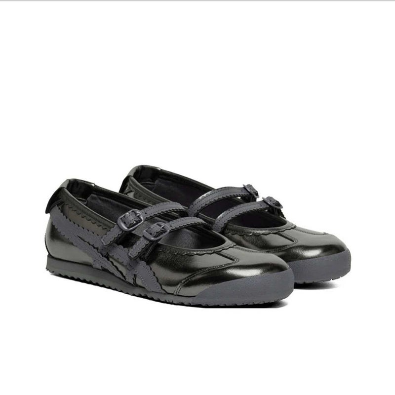 Retro Ballet Mary Jane Shoes for Adults - Cute Bowknot Buckle Design, Plush Lining, Rubber Sole, Unisex Casual Comfortable Shoes