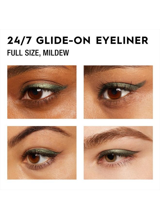 Urban Decay قلم كحل مقاوم للماء 24/7 - طويل الأمد، تركيبة كريمية فائقة وسهلة المزج - طرف قابل للتشذيب - عفن (أخضر معدني داكن مع لمسة لامعة) - 0.04 أونصة - Image 2