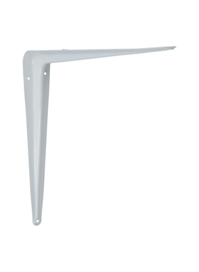 ACE 18-Gauge Wall Mount Decorative Steel Shelf Bracket White 10 x 12inch 5294210  - Image 1