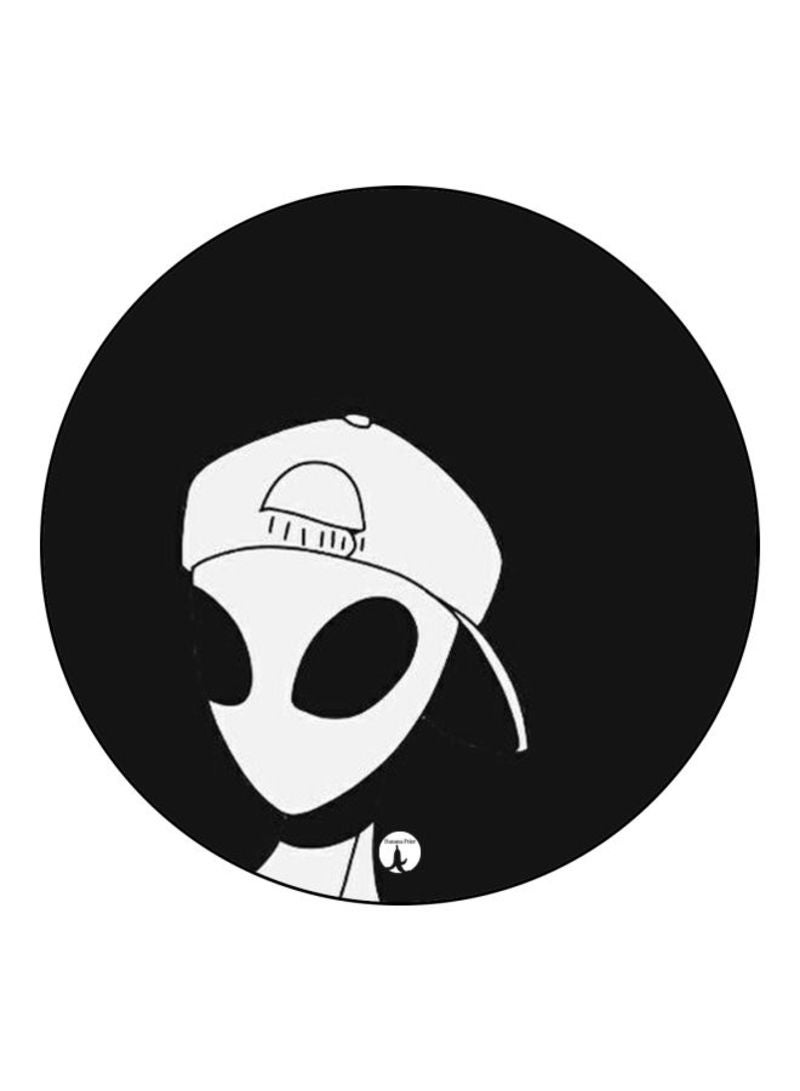 RKN Alien Printed Fridge Magnet  Black/White - Image 1